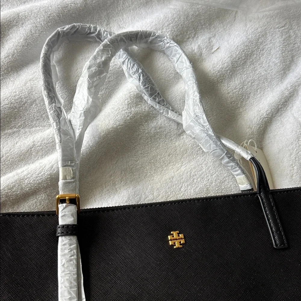Tory Burch Elegant Black Tote/Work Bag - Picture 3 of 8